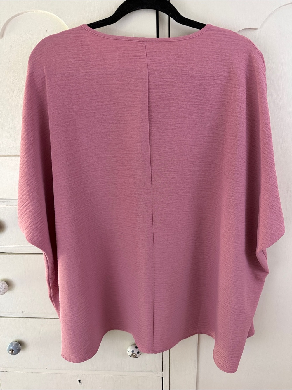 Zenana V-Neck Pocket Tunic in Mauve Pink - Picture 4 of 10